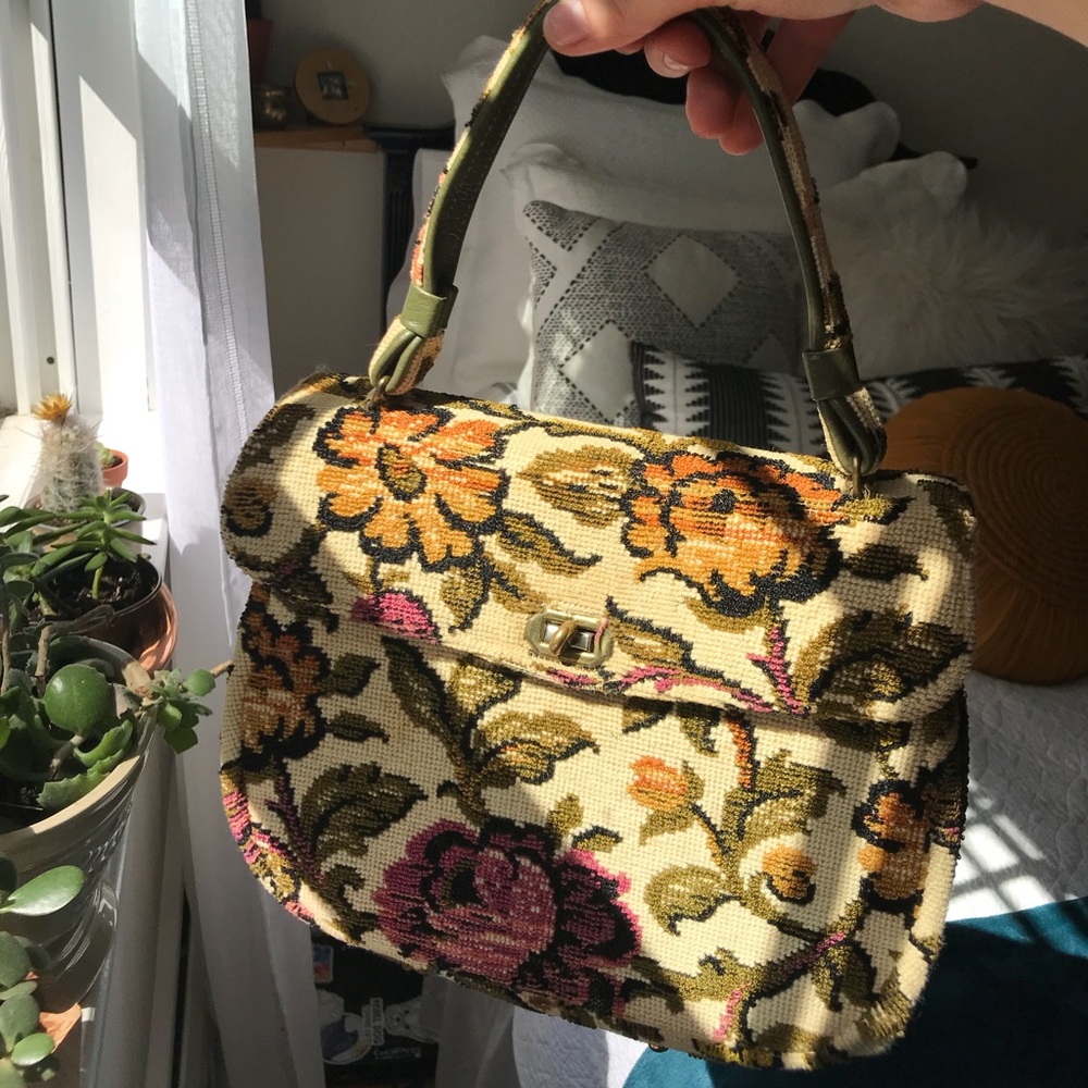 Vintage Embroidered Purse